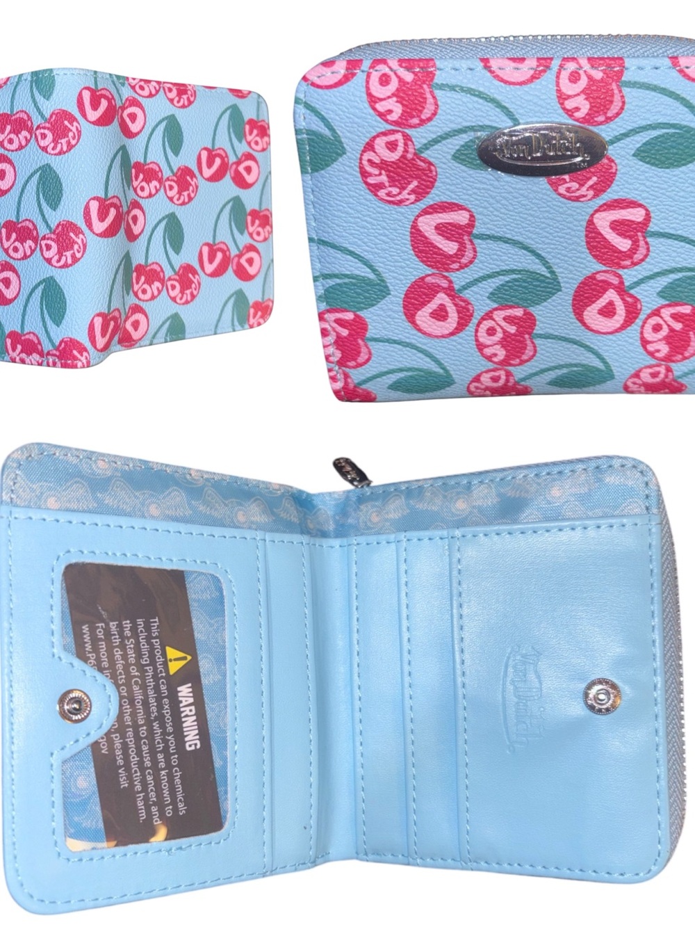 BNWT Von Dutch Cherry wallet